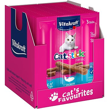 

Vitakraft Cat Stick losos 20 × 18 g