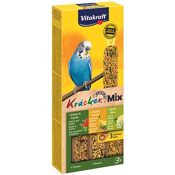 

Vitakraft Kracker andulka sezam-byliny-kiwi 3 ks