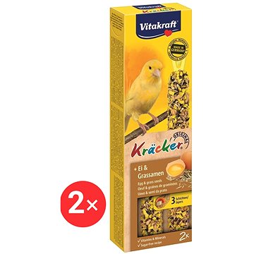 

Vitakraft Kracker kanár vejce+trávní semena 2 × 2 ks