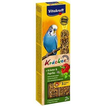 

Vitakraft Kracker andulka byliny+paprika 2 ks
