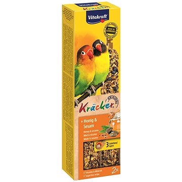 

Vitakraft Kracker agapornis med+sezam 2 ks