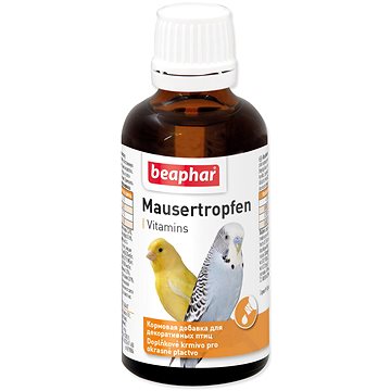 

Beaphar Mausertropfen vitamínové kapky pro okrasné ptactvo 50 ml