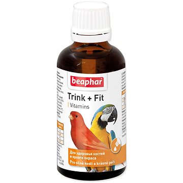 

Beaphar Trink Fit vitamínové kapky pro silné kosti a krásné peří 50 ml