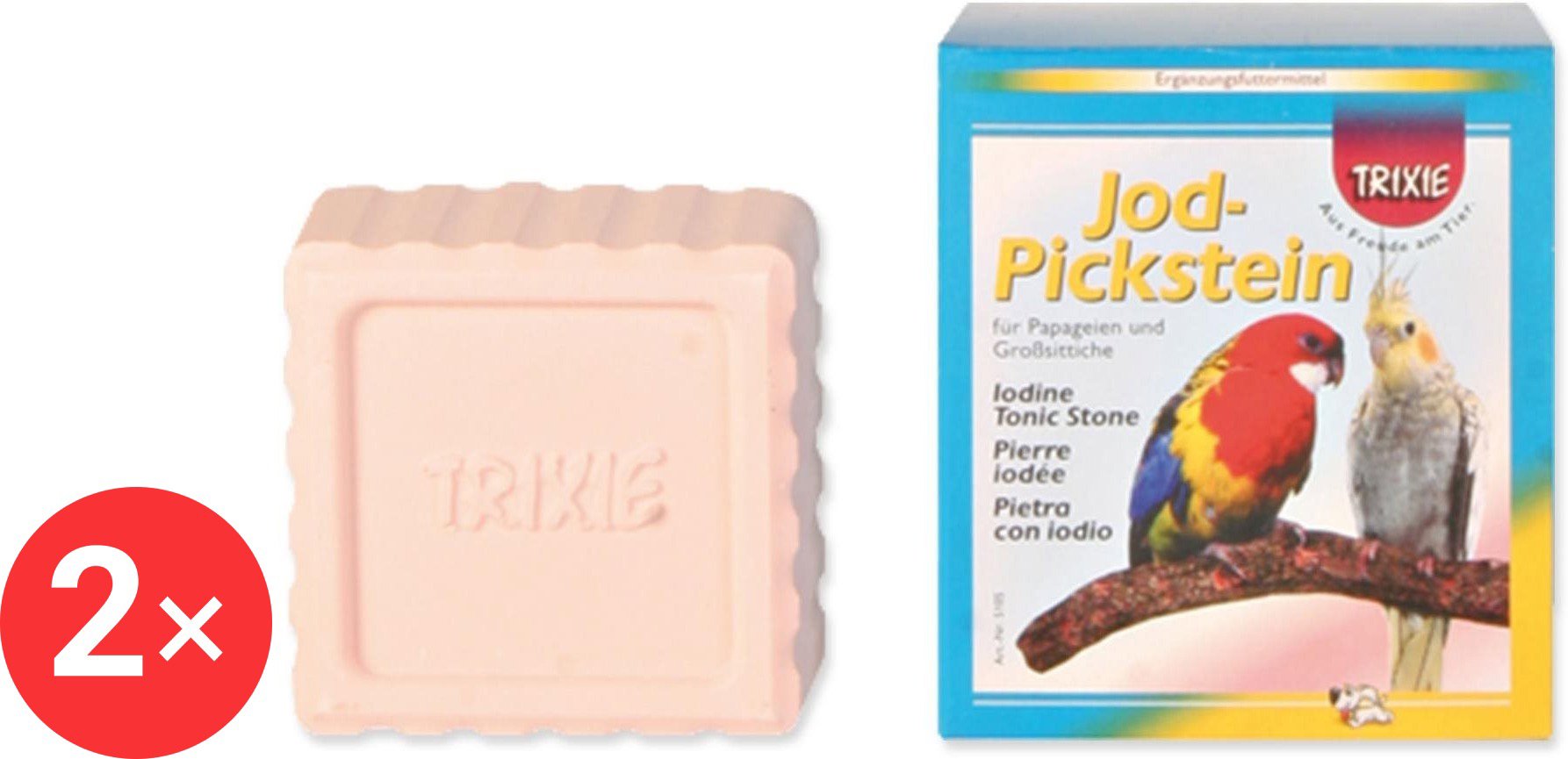 

Trixie Blok minerální s mořskou řasou a jódem 2 × 80 g