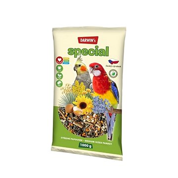 

Darwin's new střední papoušek special 1000 g