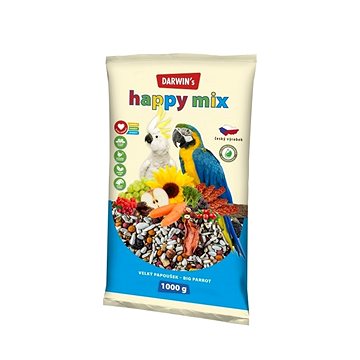 

Darwin's new velký papoušek happy mix 1000 g