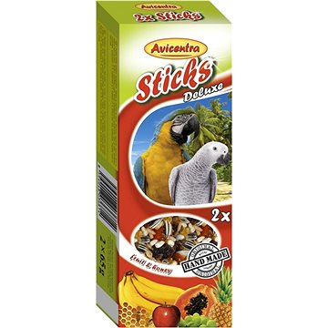 

Avicentra tyčinky velký papoušek - ovoce+med 2 ks