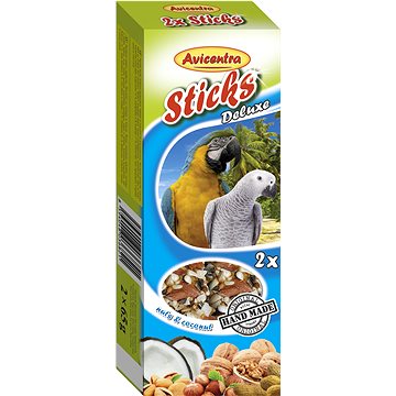 

Avicentra tyčinky velký papoušek - ořech+kokos 2 ks