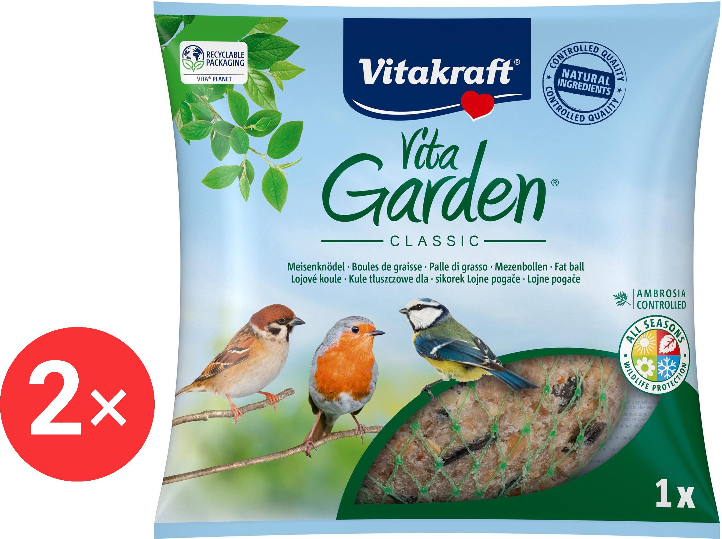 

Vitakraft Vita Garden Lojová koule 2 × 500 g