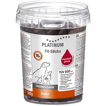 

Platinum natural fit sticks chicken lamb 300 g