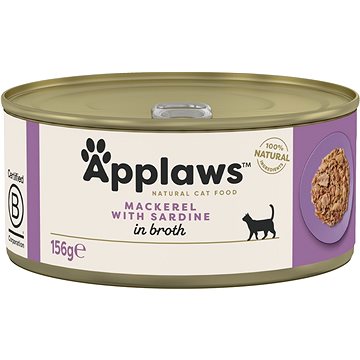 

Applaws konzerva Makrela a sardinky 156 g