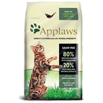 Applaws granule Cat Adult kuře s jehněčím  400 g - Granule pro kočky