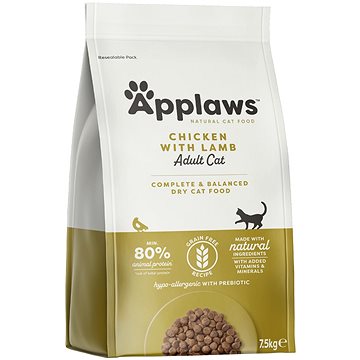 

Applaws granule Cat Adult kuře s jehněčím 7,5 kg