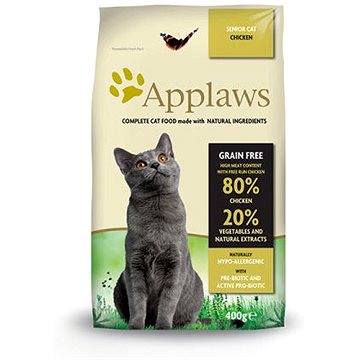 Applaws granule Cat Senior kuře 400 g - Granule pro kočky