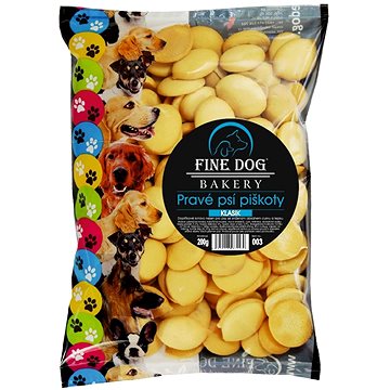 Fine Dog bakery piškoty pro psy 6 × 200 g klasik - Psí piškoty