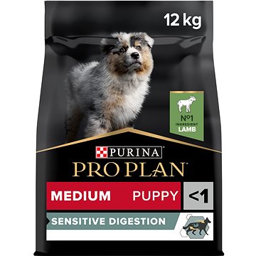 

Pro Plan Medium Puppy Sensitive Digestion pro štěňata středních plemen s jehněčím 12 kg