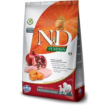 

N&D Pumpkin Dog Adult Medium & Maxi Chicken & Pomegranate 12 kg