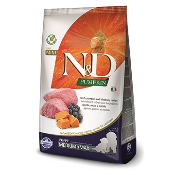 

N&D Pumpkin Dog Adult Medium & Maxi Lamb & Blueberry 2,5 kg