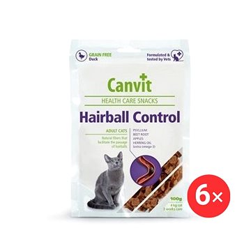 

Canvit Snacks CAT Hairball Control 6 × 100 g