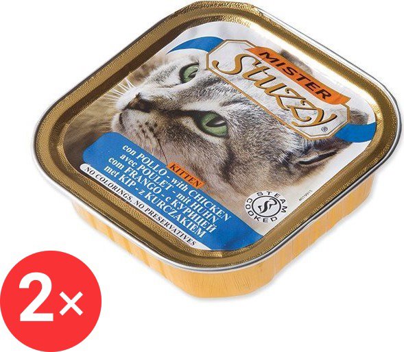 

MISTER STUZZY Vanička pro koťata 2 × 100 g