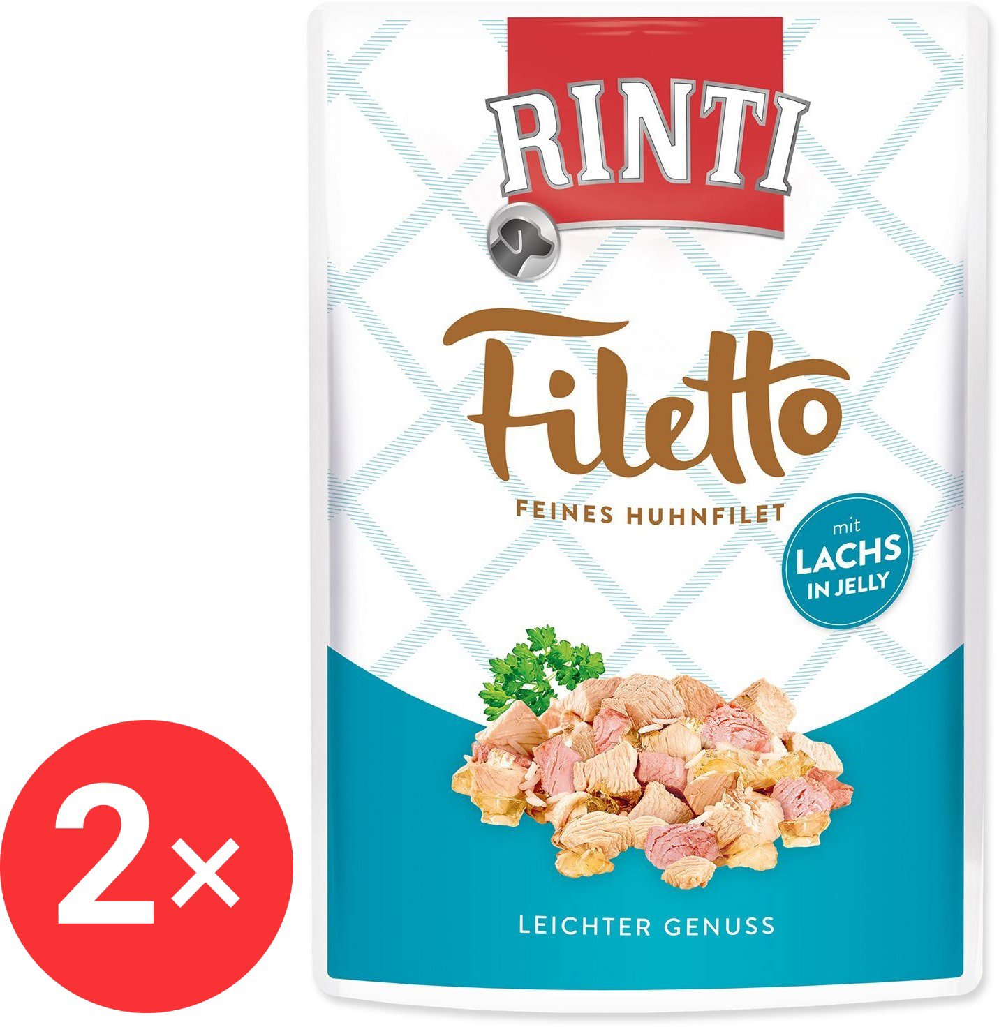

Rinti Filetto Kapsička kuře + losos v želé 2 × 100 g