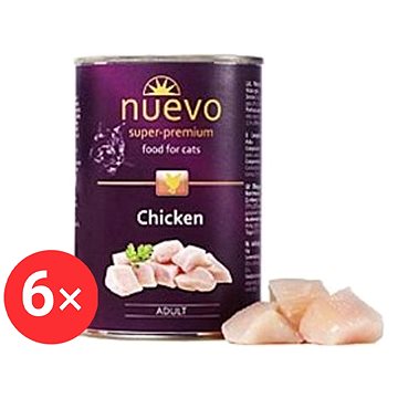 

Nuevo kočka adult kuře konzerva 6 × 400 g