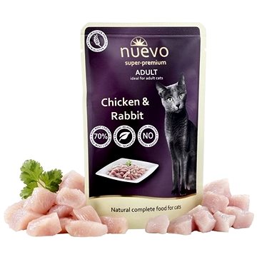 

Nuevo kočka kapsička adult kuře a králík 85 g