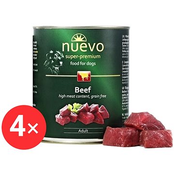 

Nuevo pes adult hovězí konzerva 4 × 800 g