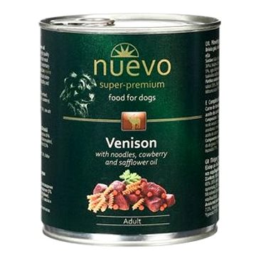 

Nuevo pes adult zvěřinové menu konzerva 800 g