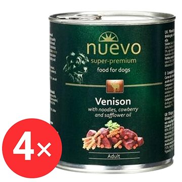 

Nuevo pes adult zvěřinové menu konzerva 4 × 800 g