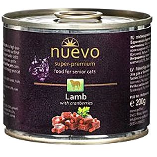 

Nuevo kočka senior jehněčí s brusinkami konzerva 200 g