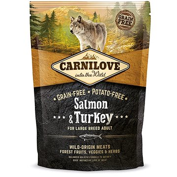 

Carnilove Granule s lososem a krůtím pro dospělé psy velkých plemen 1,5 kg