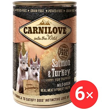 

Carnilove Wild Meat Losos & Krocan pro štěňata 6 × 400 g