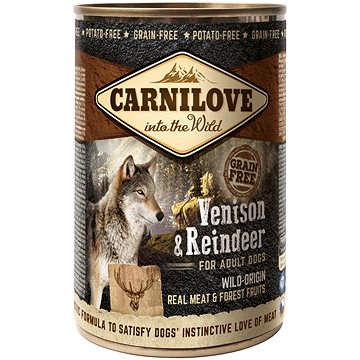 Carnilove wild meat venison & reindeer 400 g - Konzerva pro psy