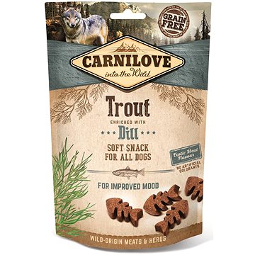 

Carnilove Dog Semi Moist Snack Trout enriched with Dill 200 g