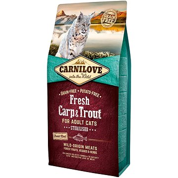 

Carnilove Granule s kaprem a pstruhem pro kastrované kočky 6 kg