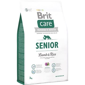 Brit Care senior lamb & rice 3 kg - Granule pro psy