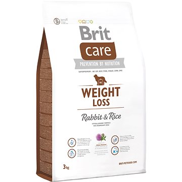 Brit Care weight loss rabbit & rice 3 kg - Granule pro psy