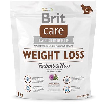 Brit Care weight loss rabbit & rice 1 kg - Granule pro psy