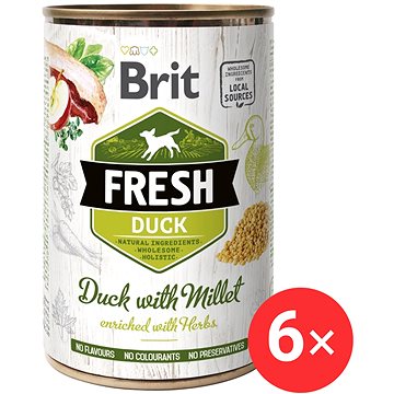 

Brit Fresh Duck with Millet 6 × 400 g