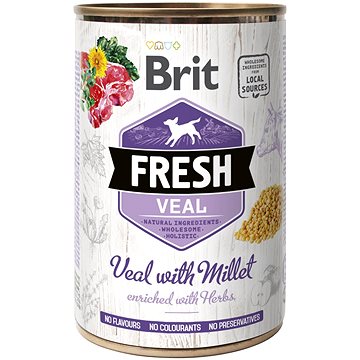 

Brit Fresh Veal with Millet 400 g