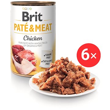 

Brit Paté & Meat Chicken 6 × 400 g