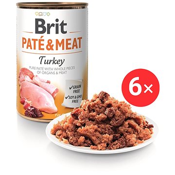 

Brit Paté & Meat Turkey 6 × 400 g