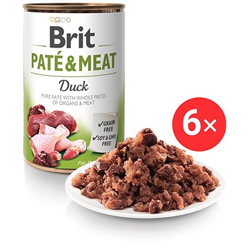 

Brit Paté & Meat Duck 6 × 400 g