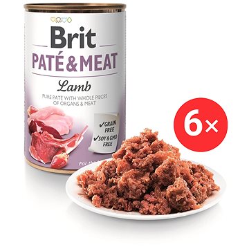 

Brit Paté & Meat Lamb 6 × 400 g