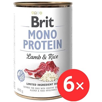 

Brit Mono Protein Lamb & Rice 6 × 400 g