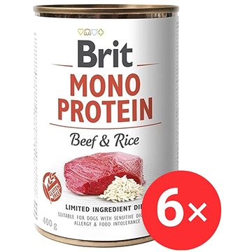 

Brit Mono Protein Beef & Rice 6 × 400 g
