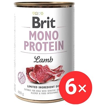 

Brit Mono Protein Lamb 6 × 400 g