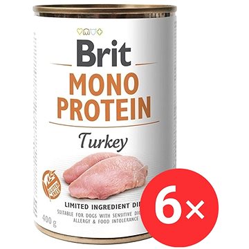 

Brit Mono Protein Turkey 6 × 400 g