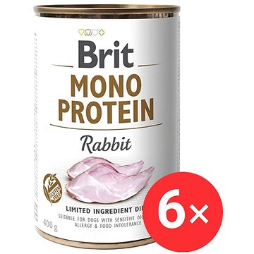 

Brit Mono Protein Rabbit 6 × 400 g